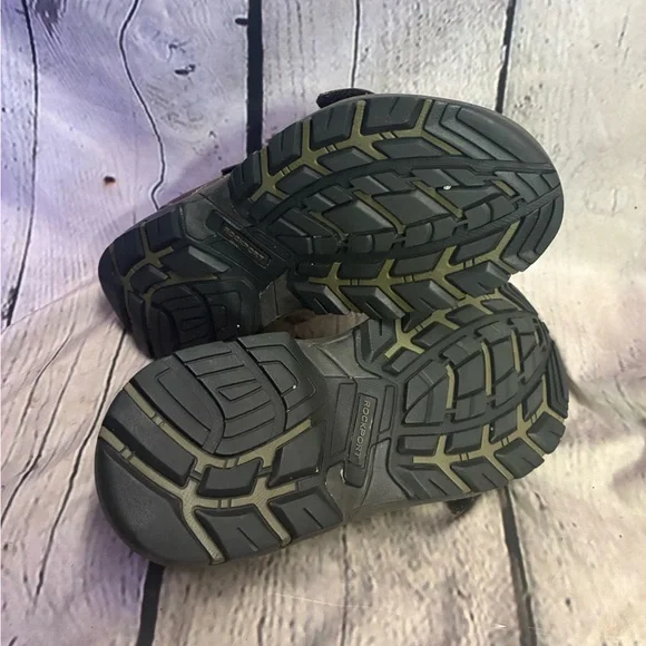 Rockport Rocklake Sandals Men's 7MBrown Leather Sport Outdoor Comfort Hiking GUC - Picture 9 of 10